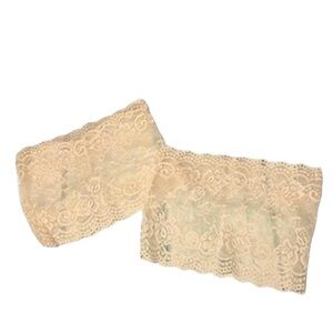 Beige Elastic Anti-Chafing Thigh Bands